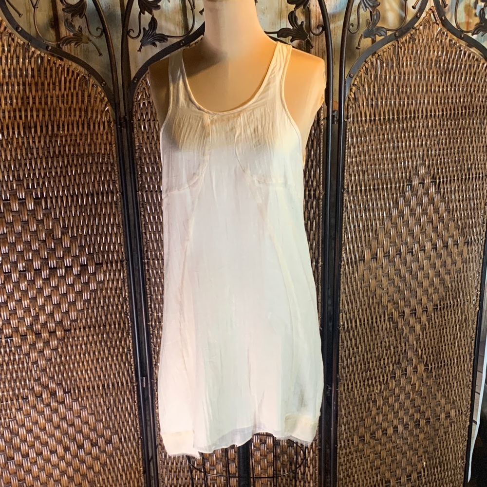 Lerario Beatriz Cotton and Silk Dress Size 6